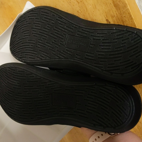 PowerStep Mens Archwear Solid Black Flip Flops Size 8 - Picture 6 of 7